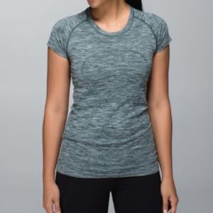 Lululemon swiftly tech short sleeve, dark teal